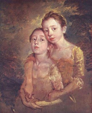 Портрет дочери художника с котом, c.1759