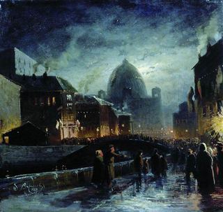 Иллюминация в Петербурге, 1869