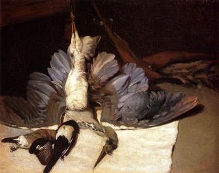 Натюрморт: Цапля с расправленными крыльями, 1867