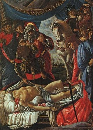 Обнаружение тела Олоферна, 1470