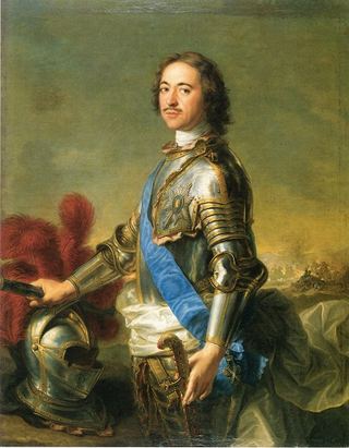 Портрет царя Петра I, 1717