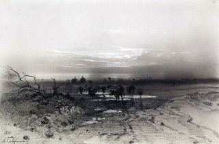 Вечер. Восход луны. 1872