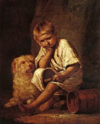 То есть отцовский ужин!, 1824 - Алексей Венецианов