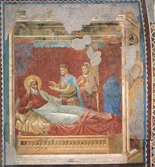 Исаак, отвергающий Исава, c.1290 - Джотто