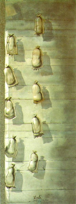 Эскиз декорации к балету «Сакос дель Молинеро», 1949