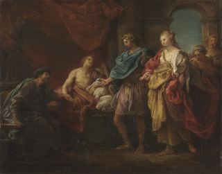 Этюд Антиоха и Стратоники, c.1746 - Помпео Батони