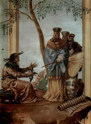 Китайский принц в гадалках, 1757