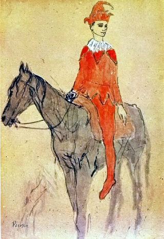 1905 Arlequin Е cheval