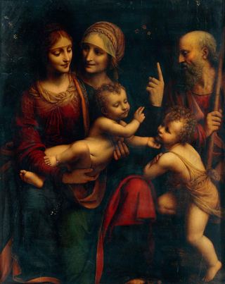 Святое Семейство со святыми Анной и Иоанном, c.1520