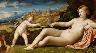 Венера и Амур, c.1523 - 1524 - Пальма Веккьо