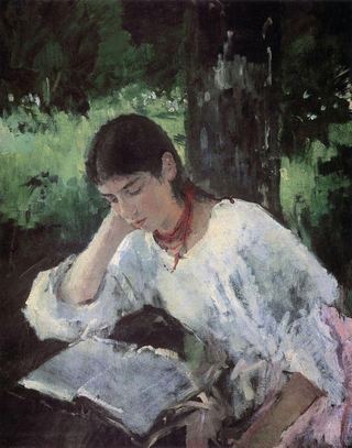Портрет А. Я. Симонович. 1889