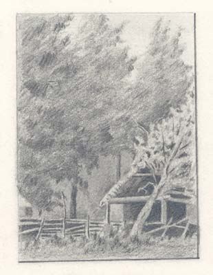 Сушилка в Таракановке, 1893 - Николай Рерих