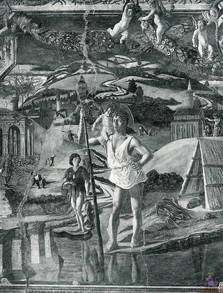 Сцены из жития святого Христофора, 1448