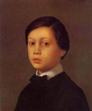 Портрет Рене Дега, 1855