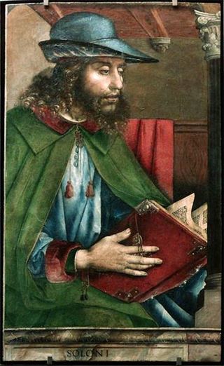 Солон, c.1476 - Юстус ван Гент