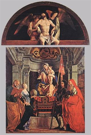 Мадонна с Младенцем, святыми Петром, Кристиной, Либерале и Иеронимом, 1505