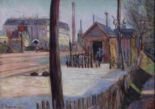 Железнодорожный узел возле Буа-Коломб, 1885 - 1886
