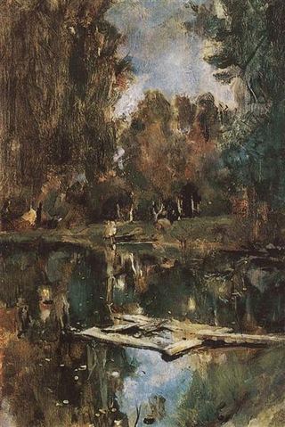 Пруд в Абрамцеве, 1886