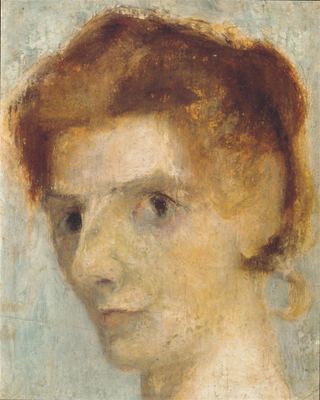 Автопортрет, c.1898 - Паула Модерсон-Беккер