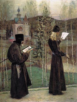 Благовесту, 1895 - Михаил Нестеров
