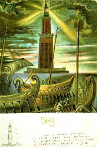 Маяк в Александрии, 1954