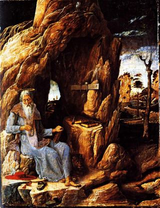 Святой Иероним в пустыне, 1450