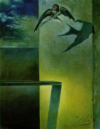 Неподвижная ласточка. Этюд к «Натюрморту. Быстрое движение», 1956