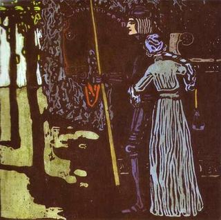 Прощание, 1903 - Василий Кандинский