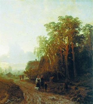 Вечер, 1869