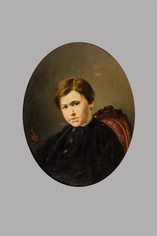 Портрет Герасимова в детстве, 1865 - Владимир Маковский