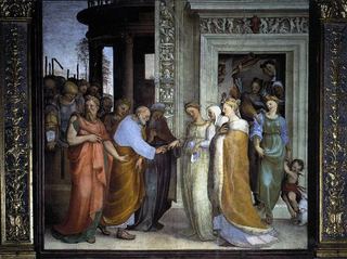 Обручение Богородицы, 1518