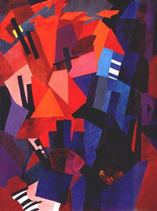 Городской пейзаж (композиция, 1916