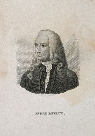 Андре Леврет. Пунктирная гравюра А. Тардье по Ж. Б. С. Шардену, 1746 г.