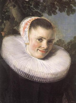 Супружеская пара в саду (фрагмент), c.1622 - Франс Хальс