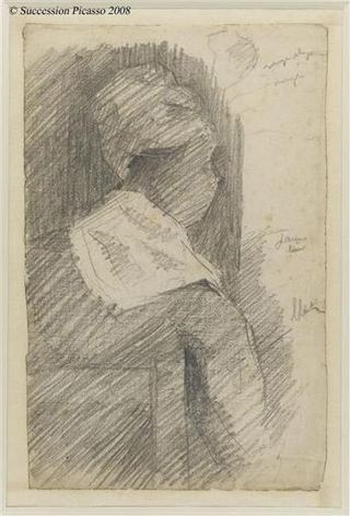 Женщина сзади (черная женщина), 1880 - 1881 - Жорж Сёра