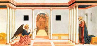 Благовещение, пределла алтаря Святой Люсии, c.1442 - c.1445