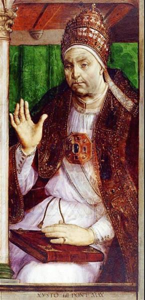 Папа Сикст IV, c.1476 - Юстус ван Гент