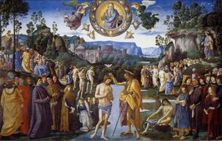 Крещение Христа, 1481 - 1483
