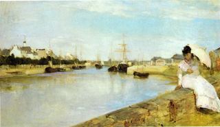 Гавань в Лорьяне, 1869