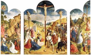 Голгофский триптих, 1465 - 1468 - Хьюго ван дер Гус