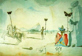 Пейзаж с кавалером и Галой, 1951