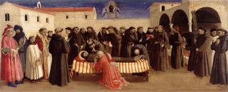 Оплакивание святого Франциска, c.1429 - Фра Анджелико