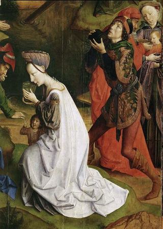 Голгофский триптих (фрагмент), 1465 - 1468 - Юстус ван Гент
