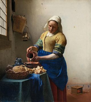 Доярка, c.1660 - Иоганнес Вермеер