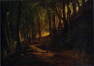 Дубовая роща в Сан-Теренцо, 1867 - Николай Ге