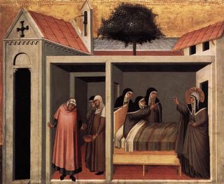 Беата Хумилтà Исцеляет больную монахиню, 1341
