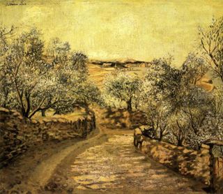 Дорога к Порт-Льигату с видом на мыс Креус, c.1921