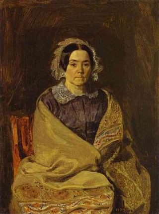 Портрет  Н. П. Чернышовой, 1846 - 1847 - Павел Федотов