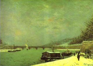 Сена у Иенского моста, 1875