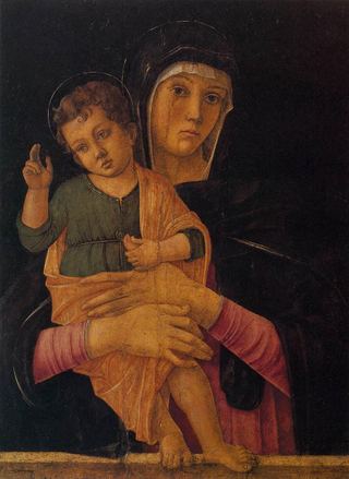 Мадонна с благословением младенца, 1460 - 1464
